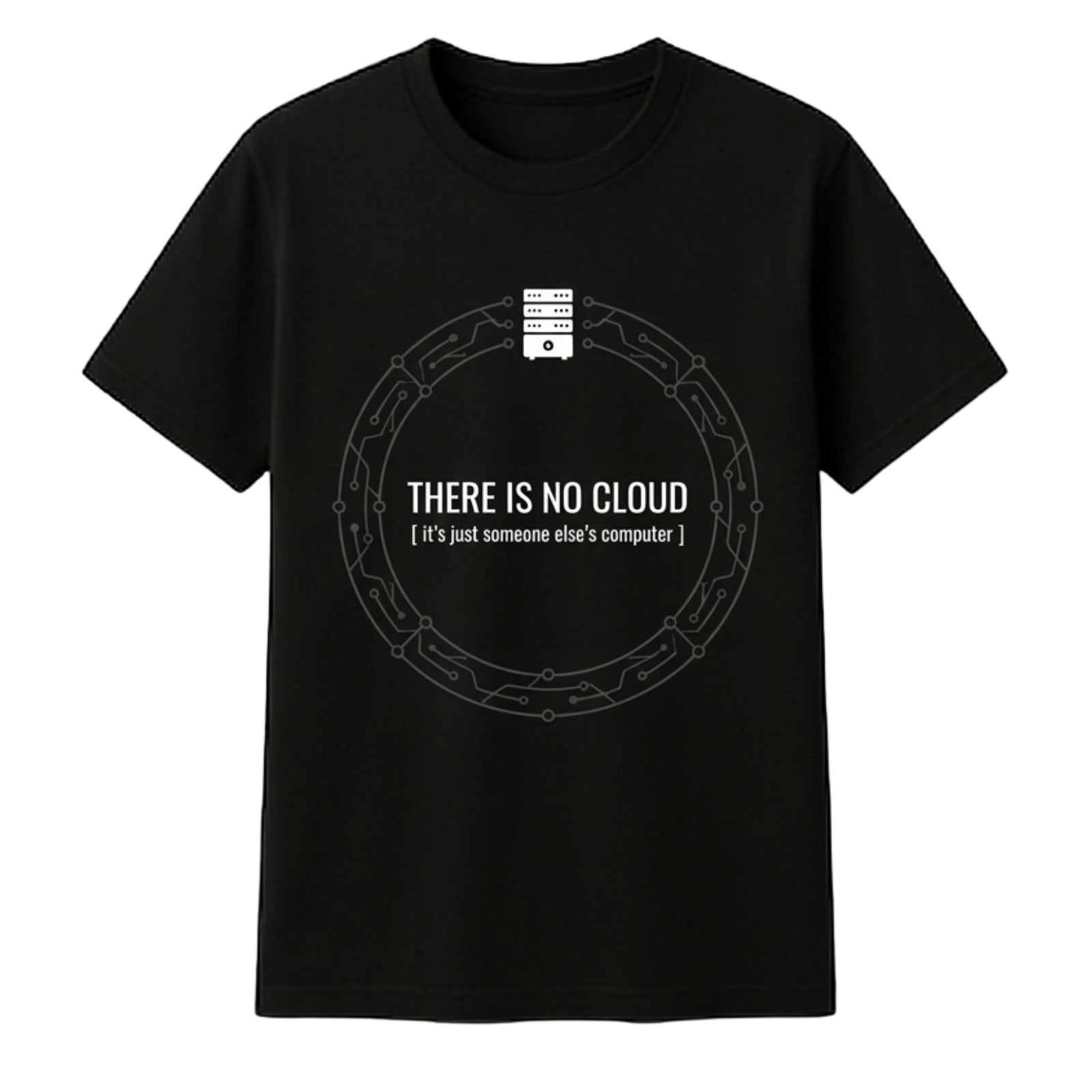cloud reality premium minimalist developer tee tk029